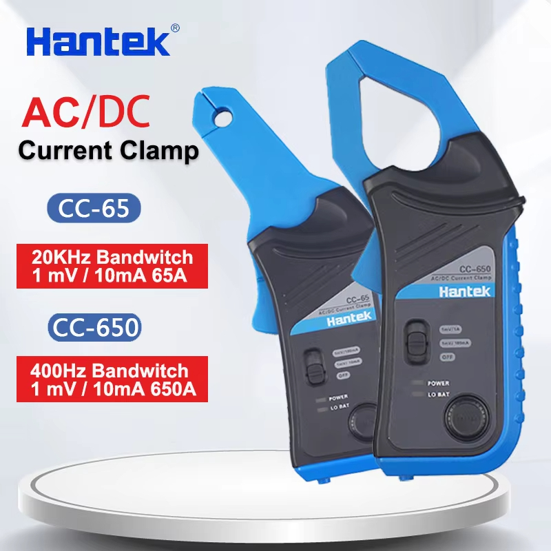 Hantek AC/DC Current Clamp Meter CC65 CC650 CC800 สําหรับ Oscilloscope 400Hz Bandwidth 1mV/10mA 650A