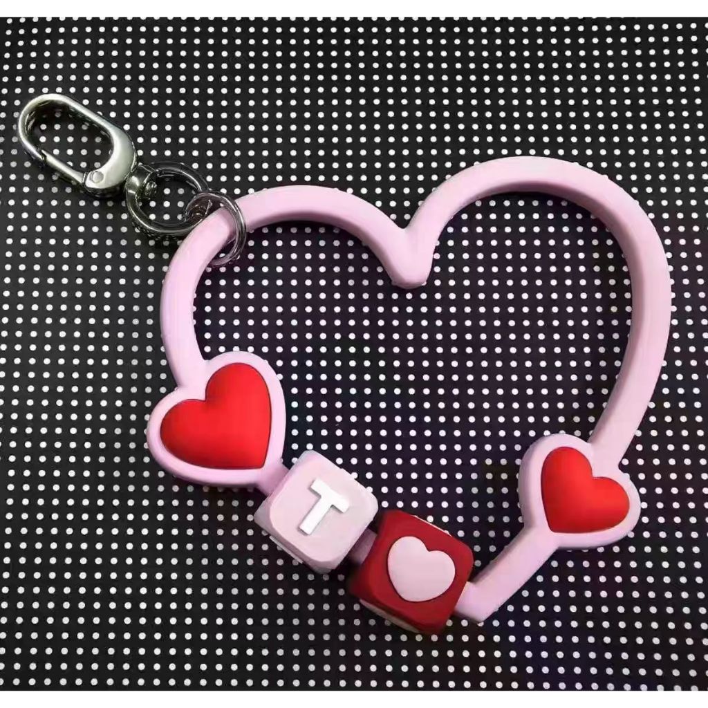 Pretty Silicon Beautiful Flower Special Romantic Heart Phone Wristlet lanyard Pendant คุณภาพสูง เชือกคล้องโทรศัพท์มือถือ