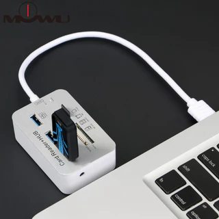 USB3.0 HUB+USBHUB เครื่องอ่านการ์ดความเร็วสูงโดยใช้