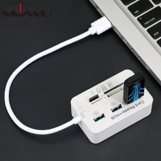 USB3.0 HUB+USBHUB เครื่องอ่านการ์ดความเร็วสูงโดยใช้
