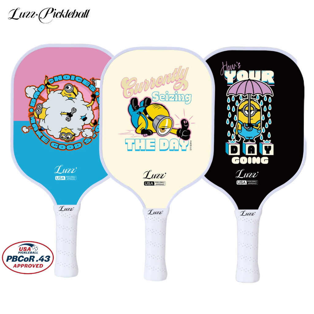 พัดปิงปอลลูกซ์ Minions Checker Champ แบบต้นฉบับ ทำจากคาร์บอนไฟเบอร์ T700 (ขนาด 16 มม.)