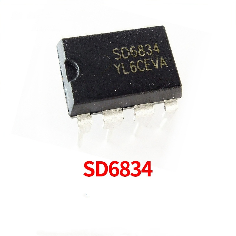 SD6834 SD6834 DIP-8 ชิปการจัดการพลังงานสวิตช์