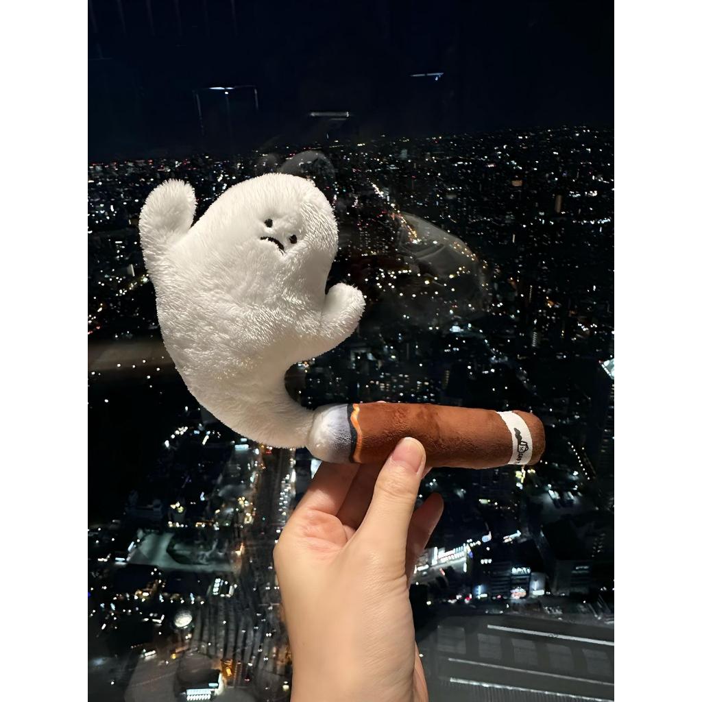 [คลังสินค้าพร้อม] SAD TIME Plush Muppet จี้บุหรี่ Muppet จี้ตู้เย็นสติกเกอร์บรรเทาความยืมของเล่นบีบอ