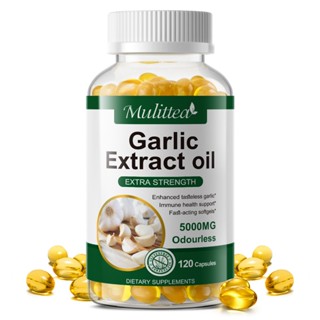 Mulittea Garlic Oil Capsules กระเทียมแคปซูล กระเทียม น้ำมันก…