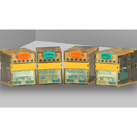 IDEC Waizumi รีเลย์ระดับกลาง RU2S-D24 RU2S-A220 RU4S-D24 AC220V 24V