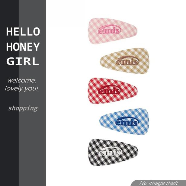【Hello Honey Girl】 กิ๊บสามเหลี่ยมสีพาสเทล EMIS สีพาสเทลของเกาหลี