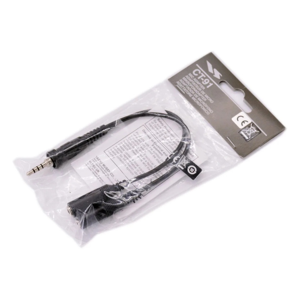 Yaesu Vertex Standard Horizon CT-91 ลําโพงอะแดปเตอร์ไมโครโฟนสําหรับ VX6R FT270R VXA710 HX600 CMP460A