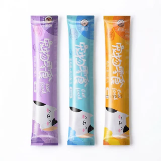 พร้อมส่ง!!ขนมแมวเลีย 50 ซอง รสไก่ / ปลาคอด / ทูน่าขนาด 15 กรัม วัตถุดิบคุณภาพ แบบธรรมชาติ ไม่มีสารโมโนโซเดียม