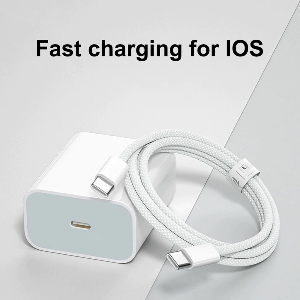60W USB C ถึง USB C 1M/2M สาย PD Type C Charger สําหรับ phone15 16 pro max 17 Fast CHARGING transfer