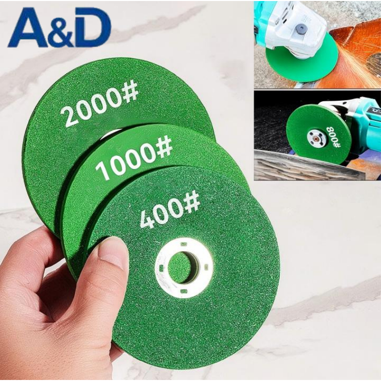 A&D ใบมีดเจียร สเตนเลส ล้อเจียร ล้อเจียรมุม ใบมีดตัดโลหะ ล้อเจียรเรซิ่น แผ่นเจียรล้อเจียร