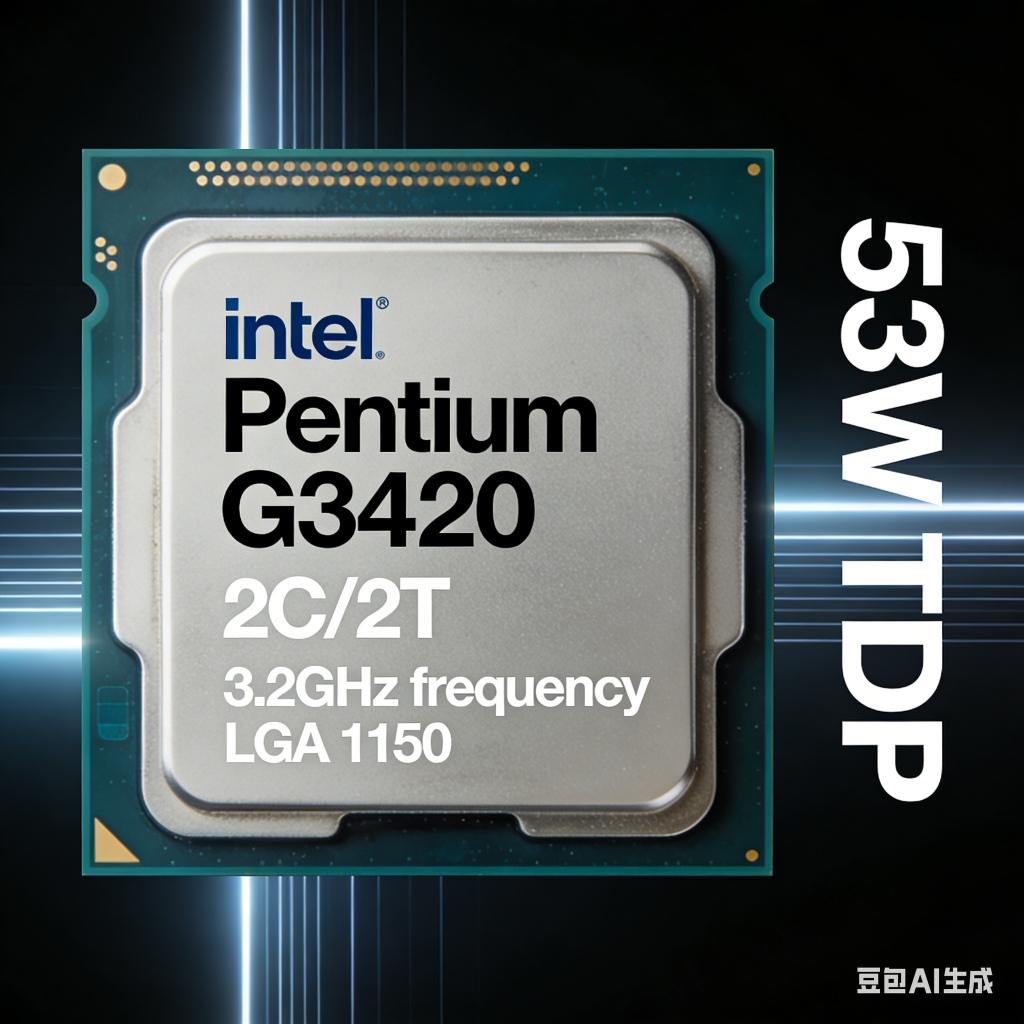 Intel Pentium G3420 CPU 2 Core 2 โปรเซสเซอร์ระดับรายการลวด, ใช้สล็อต LGA 1150, งานฝีมือ 22nm