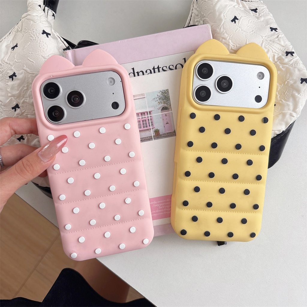 สําหรับกรณี iphone 17 PRO MAX 16 PRO MAX 3D สามมิติการ์ตูนซิลิโคน Soft Case ราคา ถูกที่สุด ดีลบีเคเค รูปภาพหลัก