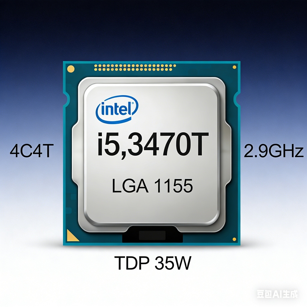 I5-3470T CPU 2 Core 4 สายวิศวกรรมการใช้พลังงานต่ําการใช้ LGA 1155 ช่อง, 22nm Craft