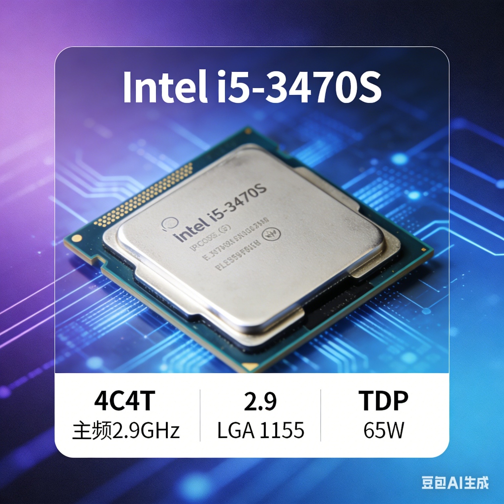 I5-3470S CPU 4 Core 4 สายวิศวกรรมการใช้พลังงานต่ําการใช้ LGA 1155 ช่อง, 22nm Craft