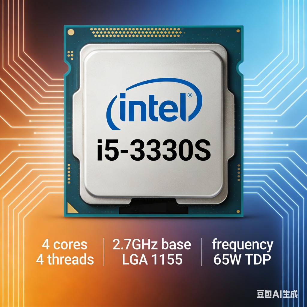 5-3330S CPU 4 Core 4 สายวิศวกรรมการใช้พลังงานต่ําการใช้ LGA 1155 ช่อง, 22nm Craft