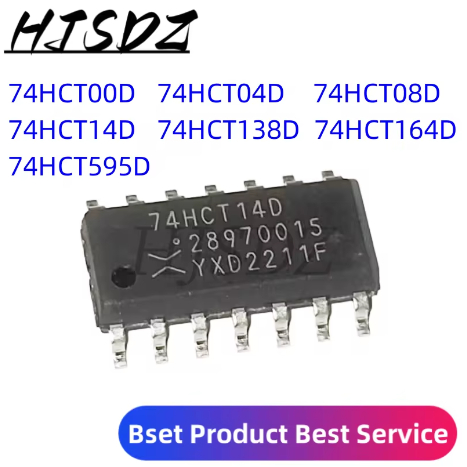 5PCS 74HCT04D sn74hc04dr SOP 74HCT04 HCT04 SOP-14 74HCT08D 74HCT14D 74hc138d 74hc164d 74hc595d 74HCT