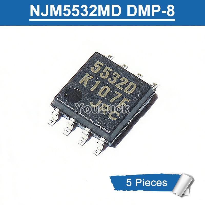 5pcs Original JRC 5532D NJM5532MD DMP-8 SMD Dual Operational เครื่องขยายเสียงชิป IC ใหม่