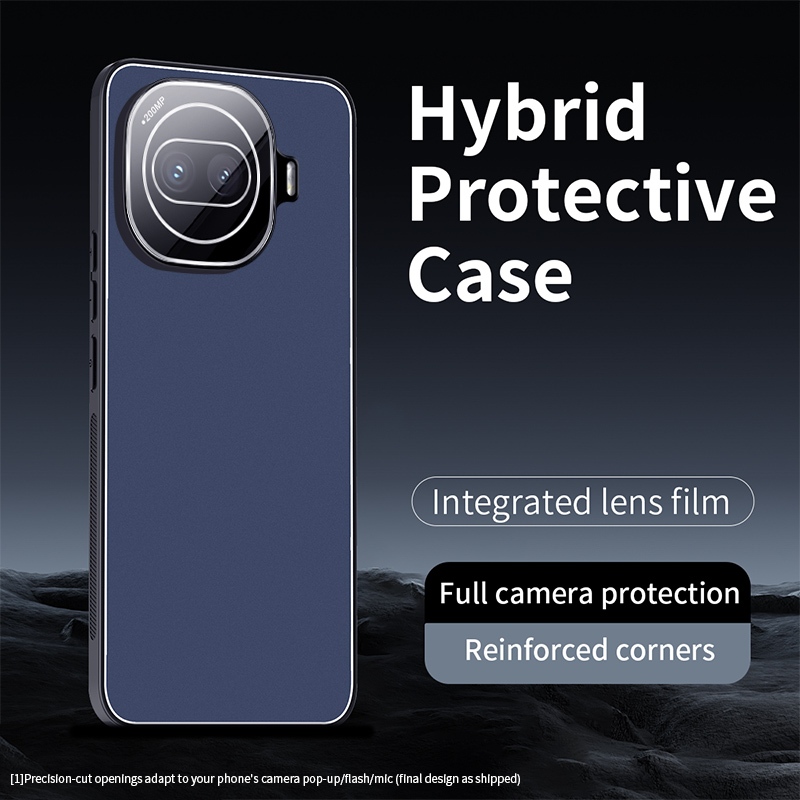 ปลอกสําหรับ vivo iQOO 15R iQOO15R iQ0015R เคสโทรศัพท์หรูหรา HD แบบบูรณาการเลนส์ฟิล์มโลหะผสมโลหะ Cool