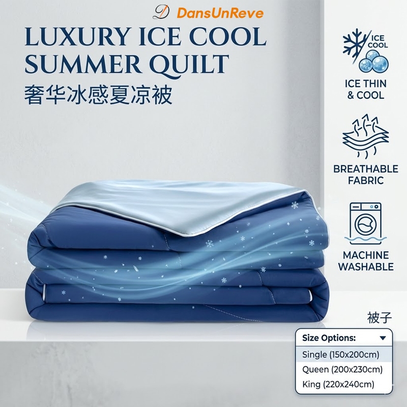 ผ้าห่มฤดูร้อน ผ้าห่มบาง บางเบา 5ฟุต ผ้านวม 夏被 6ฟุต 被子 เตียงเดี่ยว คิง blanket สีทึบสองด้าน อ่อนนุ่ม เย็น เนียน ผ้าห่มพกพา เครื่องล้างทำความสะอาดได้