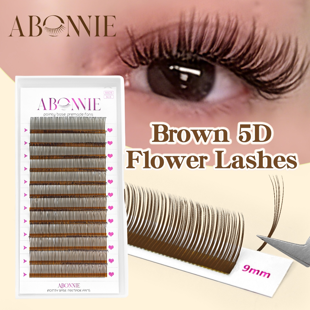 5D มุม Lashes Premade Spike Eyelashes ส่วนบุคคลการ์ตูนขนตา Extensions