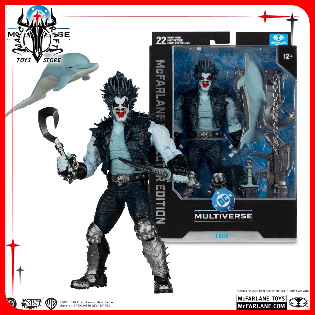 [มีในสต็อก] McFarlane Toys DC Multiverse LOBO (LOBO VOL. 1) แอคชั่นฟิกเกอร์ 7 นิ้ว