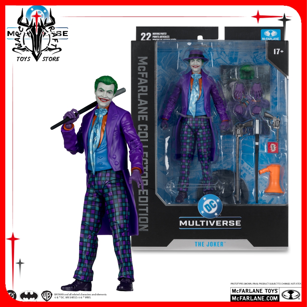 [มีในสต็อก] McFarlane Toys DC Multiverse THE JOKER 7 นิ้ว Action Figure