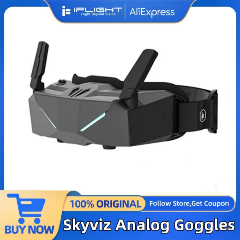 IFlight Skyviz Goggles Integrated FPV Analog Goggles Micro-OLED 100Hz สําหรับเครื่องบิน RC
