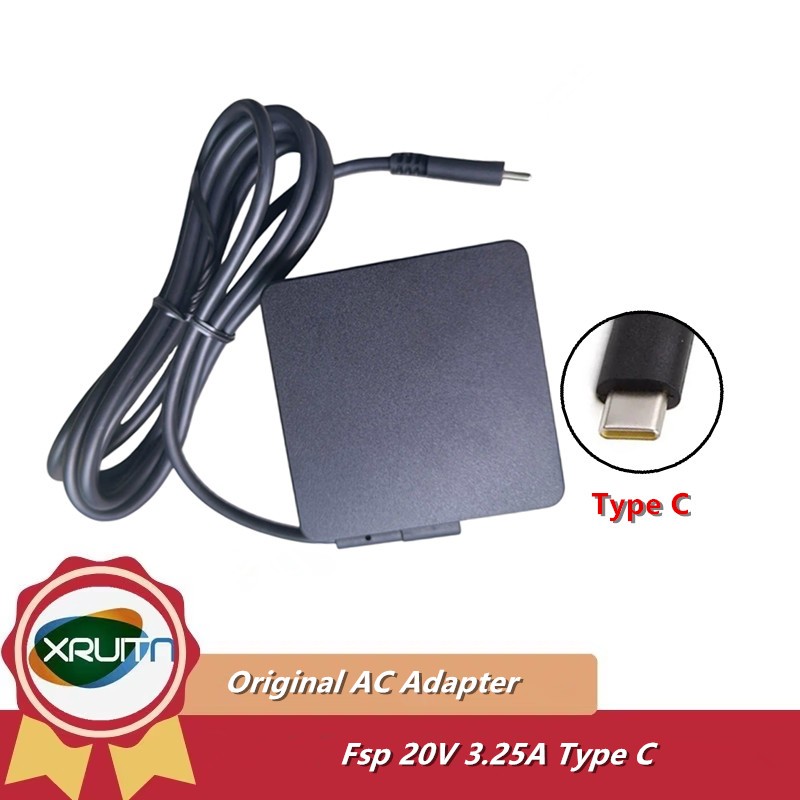 Geniune FSP065-A1BR3 USB Type-C Power Adapter 65W 20V 3.25A สําหรับ Intel NUC M15 สําหรับ FSP Evo I7