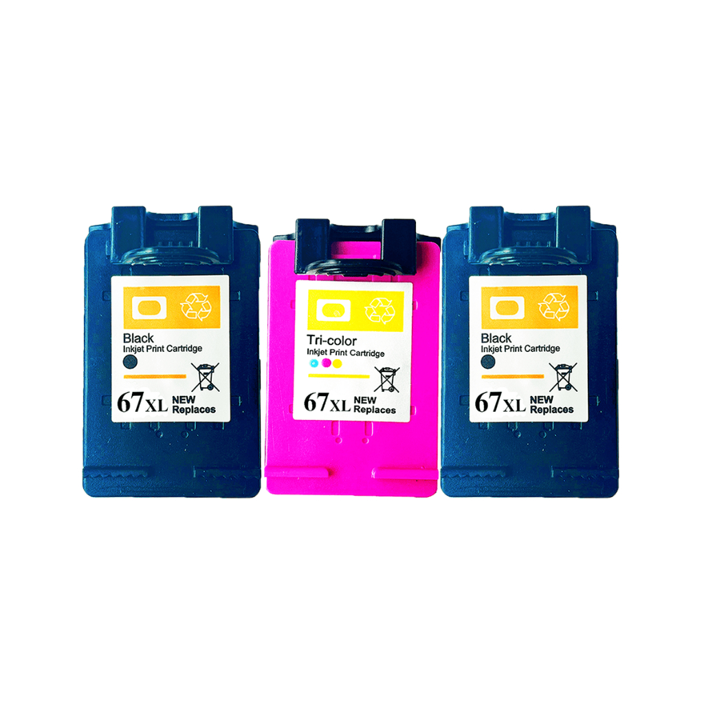 หมึก HP 67XL สีดํา สําหรับ DeskJet 2700 4100 ENVY 6000
