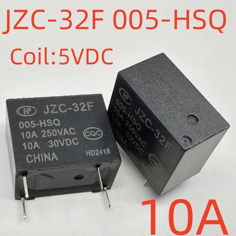 รีเลย์ JZC-32F 005 012-HSQ 10A 4 Pins