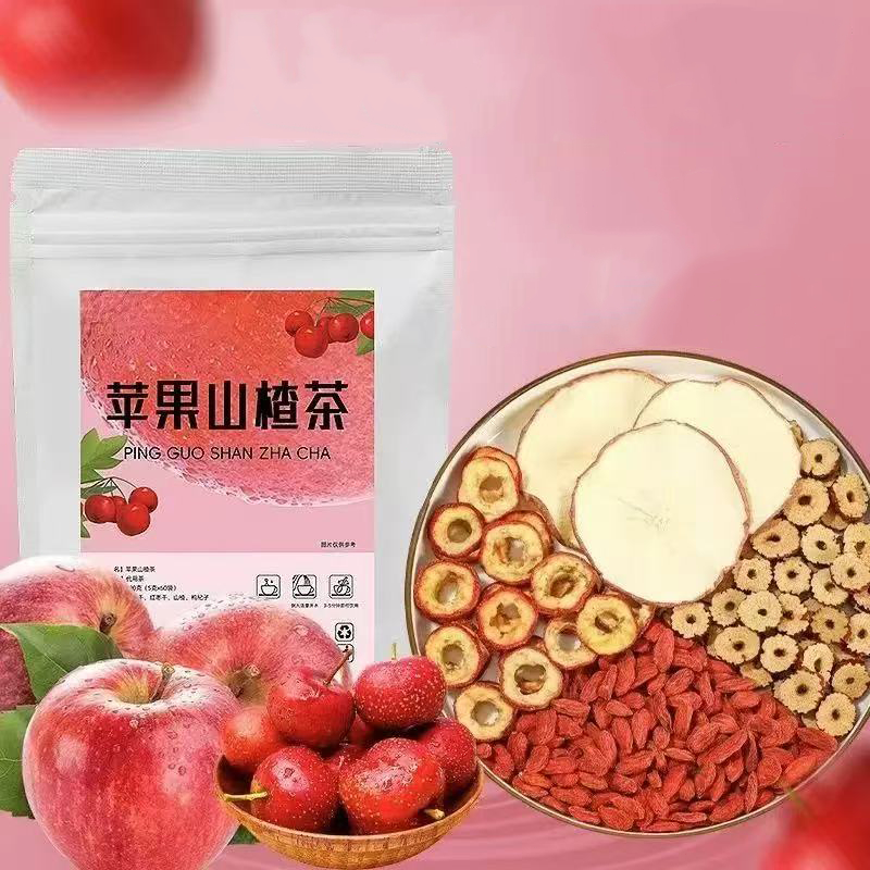 🍹HOT🍹ชาแอปเปิ้ล 5กรัม*20ซอง ช่วยย่อย แอปเปิ้ล + ลูกฮอว์ธอร์น + พุทราแห้ง + เปลือกส้มแห้ง ชาลูกฮอว์ธอร์น ผิวพรรณสวย ชาผลไม้
