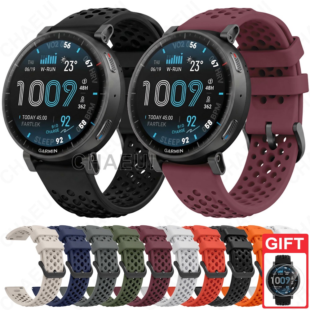 สร้อยข้อมือสายรัดซิลิโคนอุปกรณ์เสริมสายรัดข้อมือแบบสปอร์ตสําหรับ Amazfit Active Max