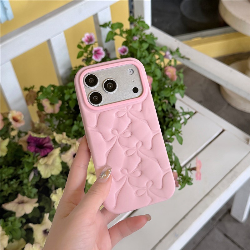 IPhone 17 Pro max 16 Pro Puff ลายขนม เคสโทรศัพท์วัสดุซิลิกาเจล