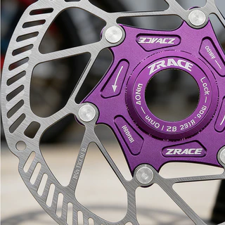 ZRACE Z2 ขนาด 160 มม. จานเบรกโรเตอร์แบบ Center Lock สําหรับเสือภูเขา/เสือหมอบ ระบายความร้อนได้ดีเยี่ยม โรเตอร์แบบลอยตัว ดิสก์เบรก