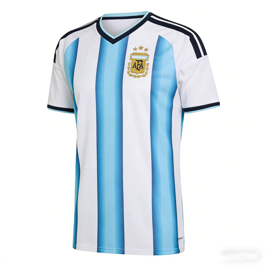 เสื้อฟุตบอลโลก 2026 อาร์เจนตินา พร้อมพิมพ์ชื่อ สำหรับผู้ชาย ผู้หญิง และเด็ก