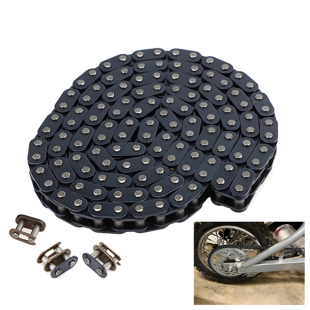 T8F โซ่อะไหล่ Master Link 58L-140L สําหรับ 47cc 49cc 2 จังหวะเครื่องยนต์ Minimoto กระเป๋าจักรยานขนาดเล็ก Dirt Bike ATV Quad Go Kart
