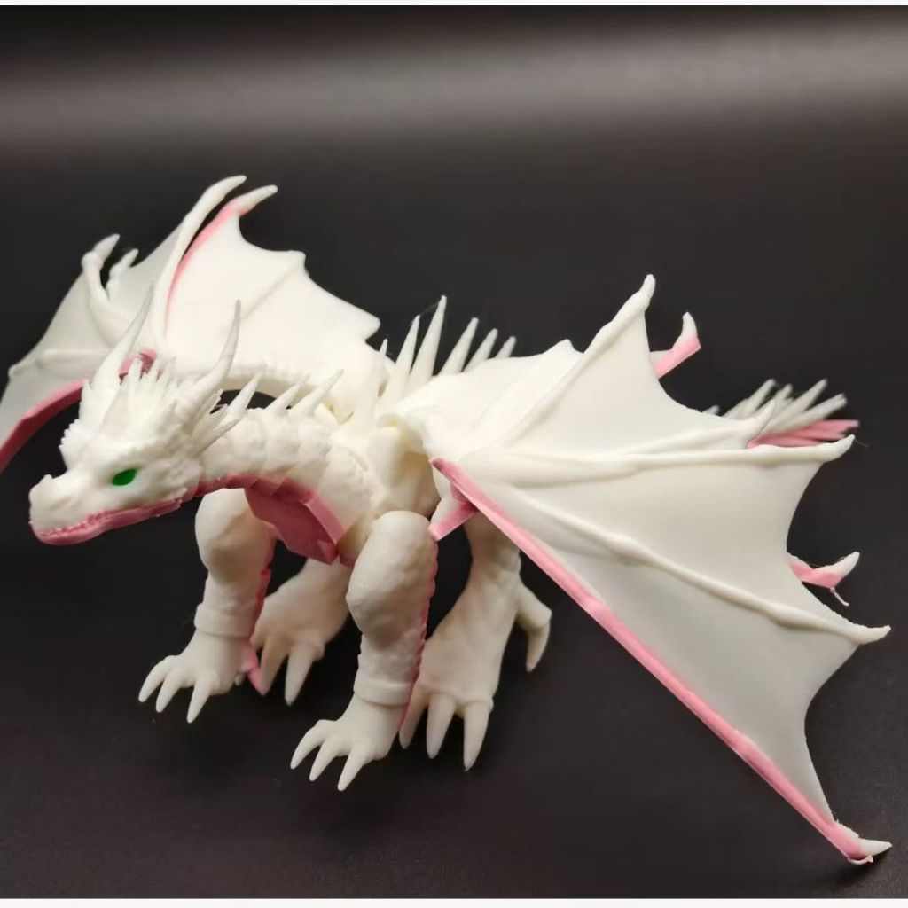 3d การพิมพ์ Ice Pteranodon ทั้ง Body Joint เคลื่อนย้ายได้มีปีกน่ารัก Flying Dragon ของเล่นตกแต่ง VWE