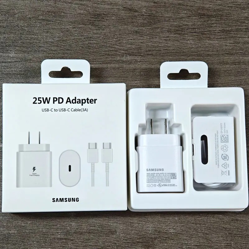 SAMSUNG 25WสําหรับSamsung A26 A36 A56 A53 A91 Super Fastชาร์จอะแดปเตอร์สําหรับGalaxy S25 S20 Plus FE