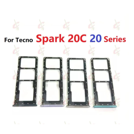 ถาดซิม solt สําหรับ Tecno Spark 20C 20 Pro Plus 5G KJ5 KJ6 BG7n BG7 KJ7 KJ8