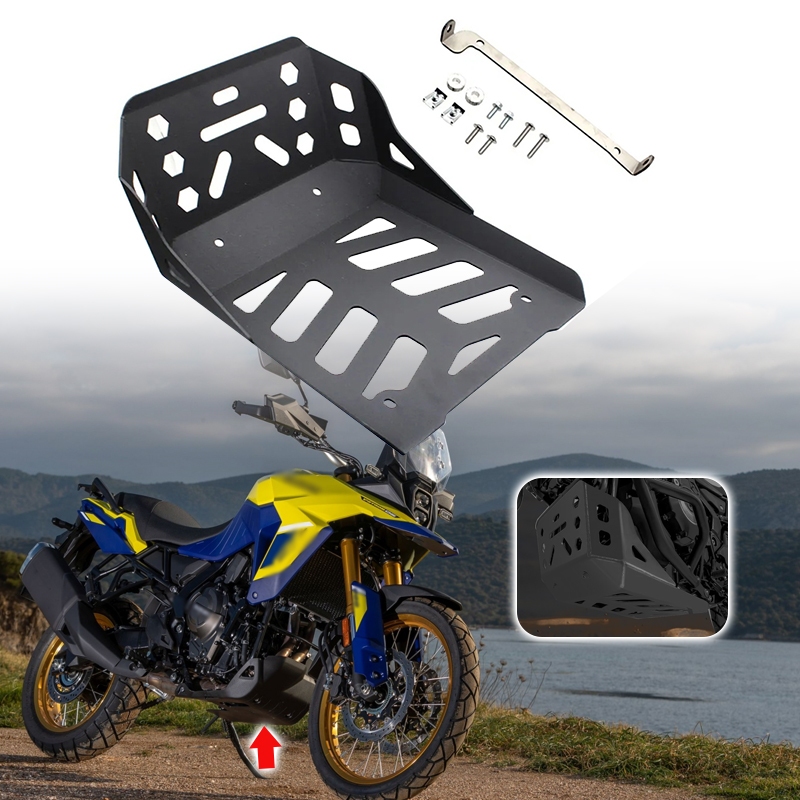 VStrom 800DE เครื่องยนต์รถจักรยานยนต์แชสซีฝาครอบป้องกัน Guard ด้านล่างแผ่นลื่นไถลสําหรับ V-STROM 800