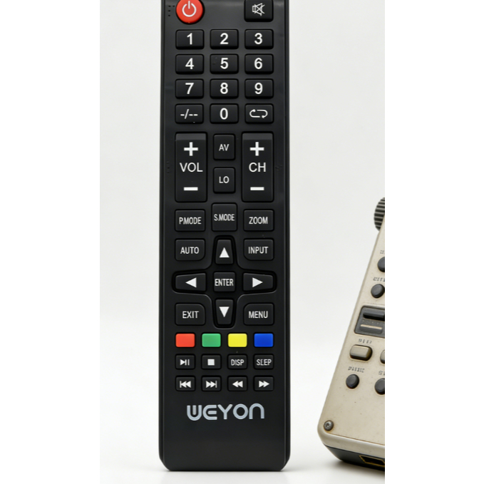 การเปลี่ยนรีโมทคอนโทรลสากลสําหรับ Weyon Tv