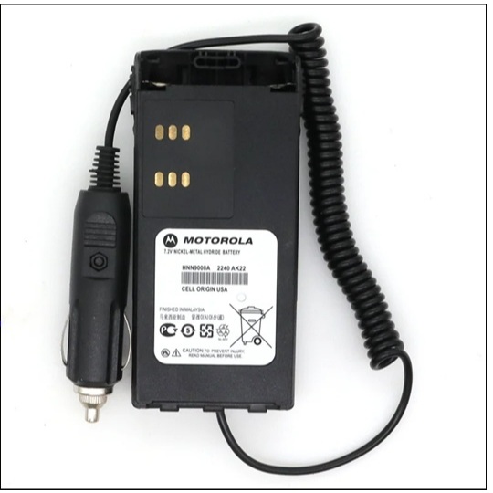 รถวิทยุแบตเตอรี่ Eliminator Adapter Charger สําหรับ Motorola GP328/GP340/GP329/GP360/GP338/GP380 HT7