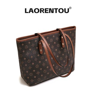 LAORENTOU Women's Classic Elegant Carry All Tote Bag Large Capacity Handbag For Commute, Work, Daily