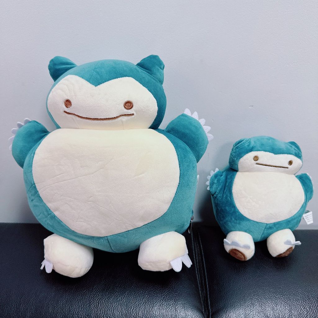 20 ซม.Pokemon ตุ๊กตาการ์ตูน Ditto Reversible หมอนเบาะเปลี่ยน Pikachu Squirtle Bulbasaur Snorlax ตุ๊ก
