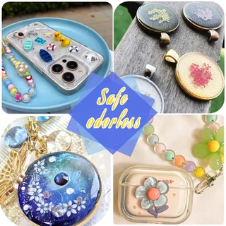 แห้งเร็ว✨ กาวเรซิน UV การบ่มอัลตราไวโอเลตโปร่งใสสูง DIY แก้วพลาสติก/ซ่อมกาว 250g/500g/1,000g