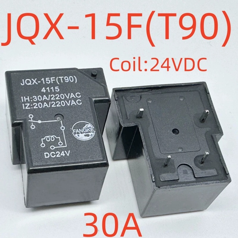 รีเลย์ JQX-15F (T90) 4115 24V30A 4 หมุด