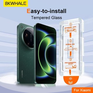 BKWHALE Simple Paste HDกระจกนิรภัยป้องกันหน้าจอสําหรับXiaomi…