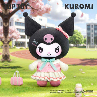 TOPTOY x KUROMI School Life Series Plush Pendant Blind BOX ของสะสมสุดอินเทรนด์ ของตกแต่งสำหรับจัดแสดง ของขวัญชิ้นเล็กสำหรับเทศกาล