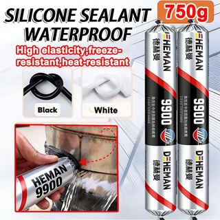 750g Silicone Sealant Waterproof 9900 Neutral Silicone Sealant Sausage Used Waterproof, Quick‑Dry, High Adhesion for Outdoor Stone Bonding Glass roof sealant waterproof waterproofing sealant for cement water sealant anti leak