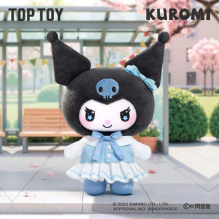 TOPTOY x KUROMI School Life Series Plush Pendant Blind BOX ของสะสมสุดอินเทรนด์ ของตกแต่งสำหรับจัดแสดง ของขวัญชิ้นเล็กสำหรับเทศกาล